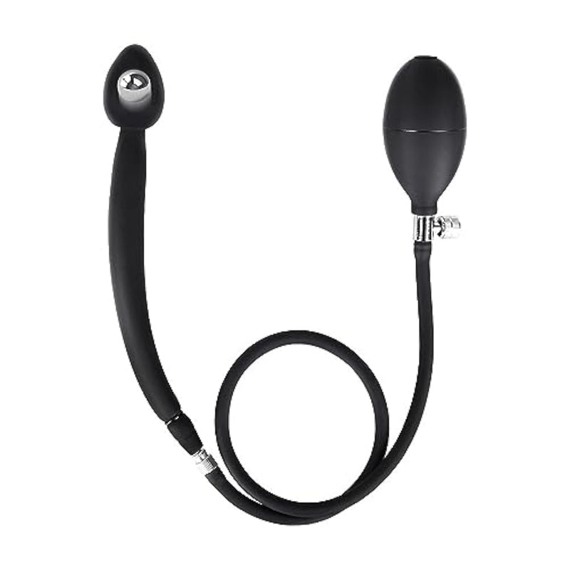 Silicone Wearable Inflatable Anal Plug With Steel Ball For Men And Women Sm Adult Products