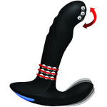Alpha-Pro 17X P-Trigasm 3-In-1 Silicone Prostate Stimulator, Black, 6.5 Inch In Total Length, 5.3 Inch Insertable Length, 1 Inch At Narrowest Diameter, 1.45 Inch At Widest Diameter (Ag269)