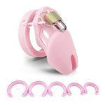 Silicone Cock Cage for Men - Chastity Devices with Breathable Design and Multiple Sizes