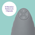 Hot Shot Warming & Vibrating Male Masturbator - 9 Vibration Patterns & 3 Intensity Levels - 3 Inch Silicone Male Sex Toy - Rechargeable Sex Toys For Men