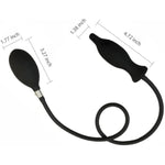 Silicone Expand Inflatable Anal Plug Adult Sex Toy Anal Trainer Women Men Self Pleasure Beginner Inflatable Anales Plug Air Pump Explosion-Proof Massager
