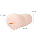 Male Masturbator Pocket Pussy With Lifelike Labia Tight Anus Built-In Penis Ring 3D Realistic Vagina Sex Toy For Men Sesbaby