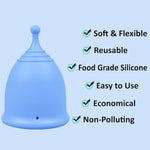 Reusable Menstrual Cups for Changing Cycles Light to Heavy Flow Days