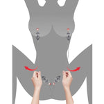 Pussy Spreader, Sm Nipple Clamps Labia Spreader, Metal Bdsm Labia Spreader For Women Labia Clip Nipple Clips Vaginal Spreader Fetish Bondage Gear Accessories Vagina Restraints Kit Adult Sex Toy