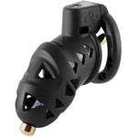 Male Chastity Device With Urethral Sound Cock Cage Lightweight Chastity Cage Penis Cage For Men With 4 Ring & Invisible Lock Adult Sex Toy For Men (L)