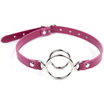 Bondage Training Tool Adult Sex Toys Sex Tool Double Ring Flirting Open Mouth Device Mouth Flail Mouth Plug Ball Deep Throat Mei Red