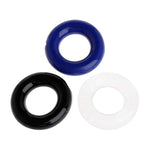 Romi 10 Pcs Male Penis Ring Waterproof Silicone Cockrings Cock Ring Delay Head Glans Ring