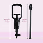 Penis Pump Kit Negative Pressure Unit Manual Tie Rods, Connecting Tubes, Manual Penis Pump Tie Rods With Air Valve Switch,Manual Male Enlargement Extension Pump Kit (1 Tie Rod + 1 Connection Tube)