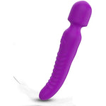 Heating G Spot Vibrator, Heatable And Rechargeable Stimulator For Female Clitoral Pleasure, Adult Sex Toy, Quiet & Waterproof, Powerful Personal Clitoris Wand Massager For Women (Purple)