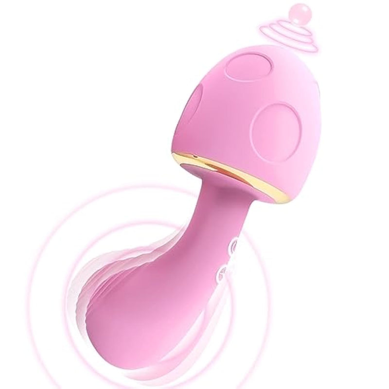 Sex Nipple Sucking Toy Vibrator For Women 2 In 1 Sex Stimulator Clitoral Tongue Sucking Thrusting G -Spot Dildo Vibrator With 20 Modes, Adult Sex Toys?Pink?