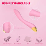 G Spot Vibrator Dildo Sex Toy - Vibrator Wand Personal Massagers With 9 Powerful Vibrations, Waterproof Silent Clitoral Anal Stimulation Vibrators, Adult Toys For Women And Couple