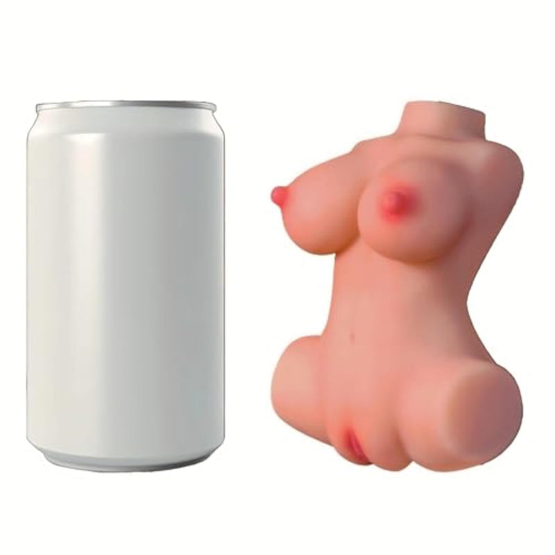 Male Mini Realistic Doll, Ultra-Soft Male Masturbator Equipped With 3D Textured Breasts And Vagina, Easy To Clean, Specially Designed For Men For A Better Experience.
