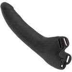 Accommodator Silicone Dong, 5.5 Inch Probe With Adjustable Head Strap Black - Se-1514-13-3