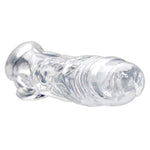 Realistic Clear Penis Enhancer and Ball Stretcher for Enhanced Pleasure