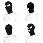 Black Zentai Hoods for Mischief and Mystery - 4 Pieces of Unisex Headgear