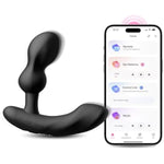 Edge 2 Prostate Massager Adjustable Vibrating Butt Plug, App Remote Control Male Vibrator Anal Dildo Adult Sex Toys & Games For Beginner Advanced Player, Powerful Vibration, Waterproof