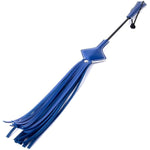 Leather Bdsm Paddle With Tassel 23.4Inch Blue Star Flogger Spanking Adult Bondage Sex Toys For Role Play Game
