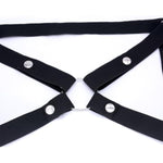 Anti-Off Chastity Device Auxiliary Belt Black Four Way Elastic Band Widened Strap Chastity Cage Accessory Elastic Band Men Sex Toy Sexy Underwear