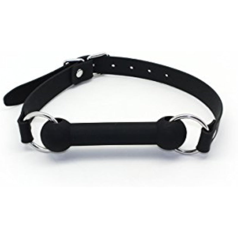 Sex Mouth Gag Bit Dog Bone (Black)