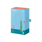 Lolli-Plug 2 Anal Vibrator - Vibrating Anal Plug, Round Shaped Beads With Increasing Diameter And Wide Base - Suitable For Beginners, Waterproof, Rechargeable (Green)