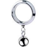 Metal Penis Cock Ring Penile Pendant Weight Carrying Stretching Exercise Device Penile Ring With Chain Steel Ball