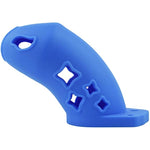 Men'S Soft Silicone Chastity Cage Chastity Device Portable Wellness Chastity Ventilation Lock Device Adult Toy White