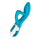 Embrace Me Vibrator Sex Toy | Adult Toys For Women | Rabbit Vibrator With 2 X 12 Vibration Modes | Vibrating Sexual Pleasure Device | Stimulation Vibrators (Turquoise)