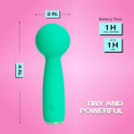 Bean Mini Vibrator for Women, Pocket Size, Mint