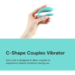 Sync Lite Couples Vibrator | Wearable App Control Vibrating Adult Sex Toy | G Spot & Clitoral Stimulator | Dual Stimulation With 10 Speeds | Adults Sex Toys For Couples | Rechargeable | Aqua