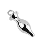 Metal Silver Ring Anal Plug Vestibular Anal Dilator Butt Plug Anal Trainer Toy Fetish Anal Plug Sex Tools