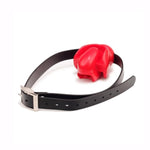 Silicone Belt Bondage Ball Mouth Gags Adult Sex Toys Sex Games Adjustable Strap Bondage Gags Can Be Fixed Without Moving?Red?