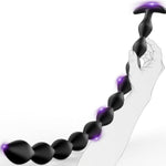 21.5 Inch Long Anal Beads Butt Plug for Men and Women - 11 Silicone Beads Prostate Massager