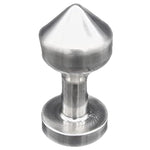 Heavy Duty Stainless Steel Anal Plug for Men and Women - 655G Solid Metal Butt Plug with Conical Design