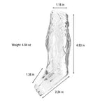 Penis Sleeve Silicone Cock Rings,Reusable Penis Sleeve Enlarger Girth Enhancer,Cock Sleeve for Men,Sex Toys Enhancing Male Endurance,Delay Ejaculation Stronger Erection (Clear)