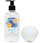Venus Glow Shell Pleasure Air Suction Toy & Enjoy Water Based Lube 8.4Fl Oz - Female Sex Toys Bundle