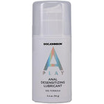 Doc Johnson A-Play - Anal Desensitizing Lubricant - Gel Formula - 3.4 oz (96g)