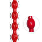 19.25 Inches Extra Long Anal Chain with 8 Thick Balls and Suction Cup for Men Women Couples