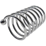 Stainless Steel Threaded Penis Ring Sex Toy Hollow Penis Cage Expander Male Bondage Cock Ring With Beads