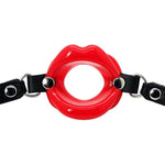 Soft Lips Silicone Gag - Comfortable & Safe Bdsm Mouth Gag | Tasteless Silicone | Adjustable Size | Stifles Sound | Easy To Clean & Store | Perfect For Beginners & Experienced Enthusiasts