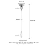 Flexible Urethral Penis Plug, Funnel Urethral Sounding Plug Sex Toy For Men, 7.87 Inch