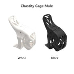 Swallow Tail Chastity Cage Male Sm Sex Toys Chastity Device With Invisible Lock Designed And 2 Keys For Men Penis Slave Bondage And Restraints (Black,M)