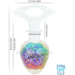 Silicone Crystal Anal Plug For Adults, Large Wearable Butt Plug For Anal Training- Comfort Soft Anal Sex Toys For Beginner & Advanced Users