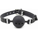 Sillicone Breathable Ball Gag For Sex, Sm Toys Bondage Bite Gag Sex Muzzles (Ball Diameter (1.38 Inch), Black-1)