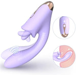 G Spot Vibrator for Women, Female and Couples Massag 5licking and 9panting Modes (Purple)