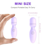 Mini Personal Massager, Vibrator Wand 3.18" – Rechargeable Waterproof Travel Sex Toys, 10 Vibration Modes, Bullet Vibrator For Clitoris, Adult Sex Toys For Women Stimulation