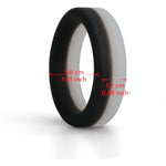 Silicone Elastic Penis Ring Hard Erections Sex Toy Design For Men Erection Enhancing Last Longer & Harder (Noctilucent & Black)