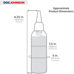 Doc Johnson Main Squeeze - Water-Based Lubricant - Percision Nozzle for Targeted Application, Latex Condom Compatible, Contains Glycerin - 3.4 fl. Oz. (100.5 ml)