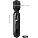 Realistic Dildo For Beginners (S) + Electric Shock Wand Vibrator