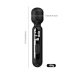Wand Vibrator Personal Massager + 17.3 Inch Super Long Dildo
