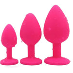 Silicone 3Pcs Butt Training Tool Anales Relaxing Plugs Adult Toy For Women And Couples Game Sunglasses Gift Present Sd-05